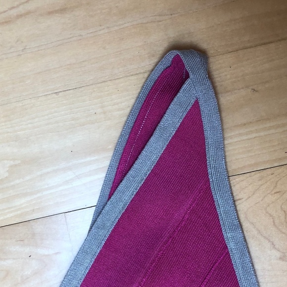 Herve Leger Hot Pink and Gray Bandage Dress Size Small - Picture 15 of 16